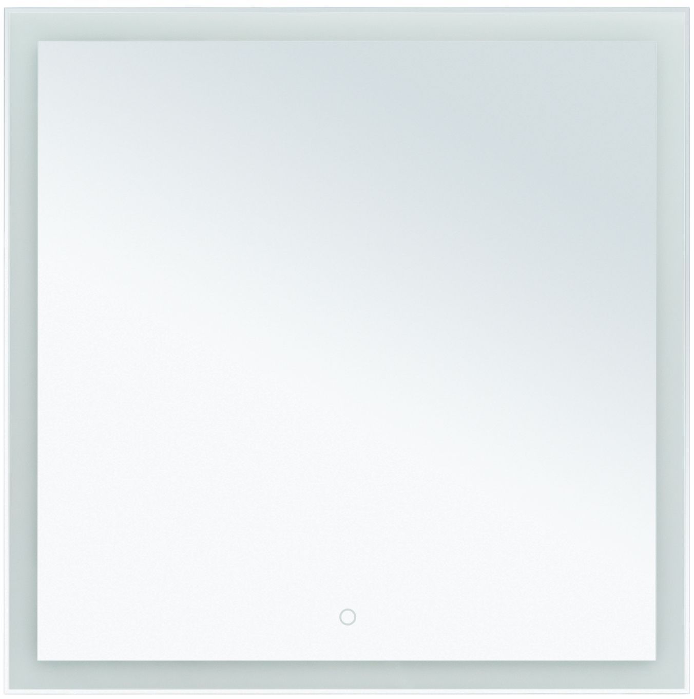 Дополнительное фото №4 Зеркало Aquanet Гласс 80 LED белый глянец