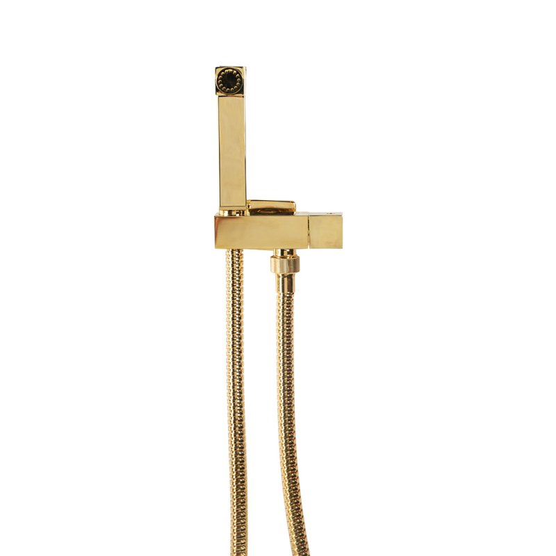 Дополнительное фото №2 Гигиенический душ Cezares CZR-L-DIF-03/24 с гибким шлангом 120 см и держателем, золото