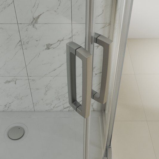 Дополнительное фото №1 Kobele DE019R 70*130*200 хром матовый стекло прозрачное