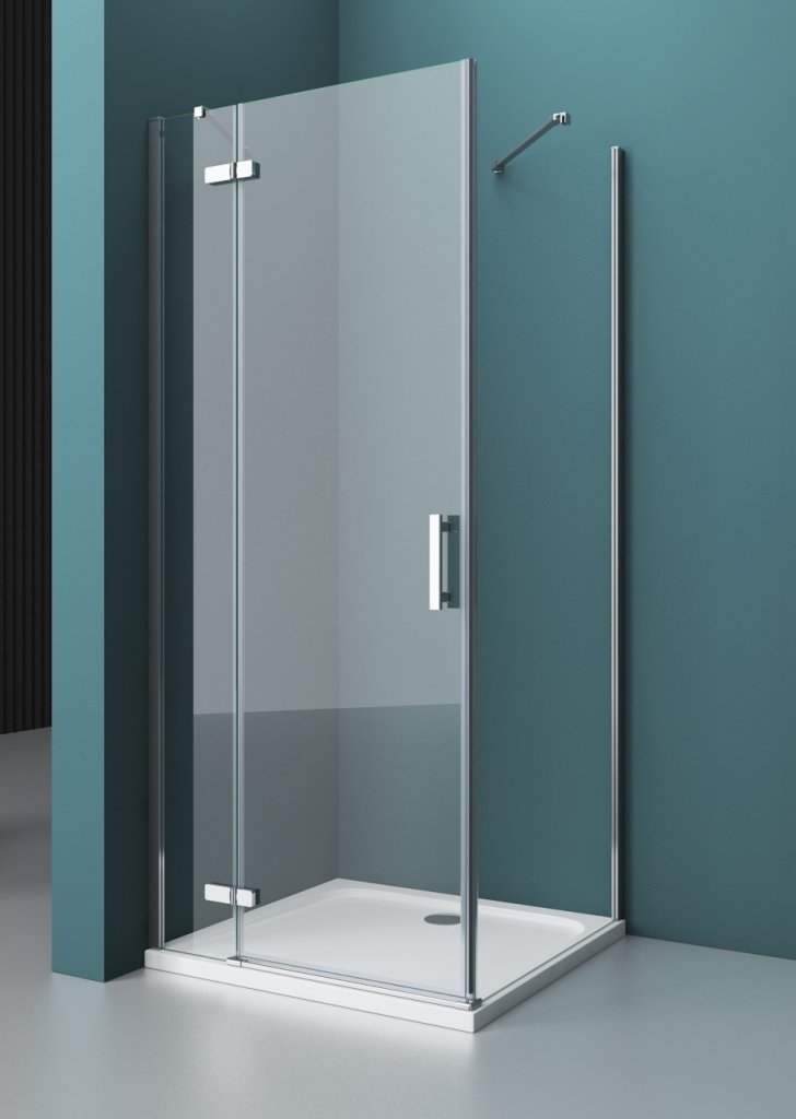 Фото Душевой уголок BelBagno KRAFT-AH-12-90/100-C-Cr-L
