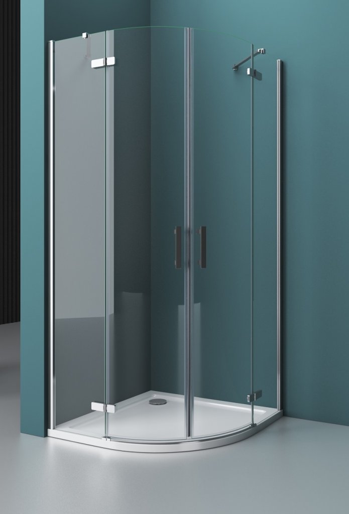 Фото Душевой уголок BelBagno KRAFT-R-2-100-C-Cr