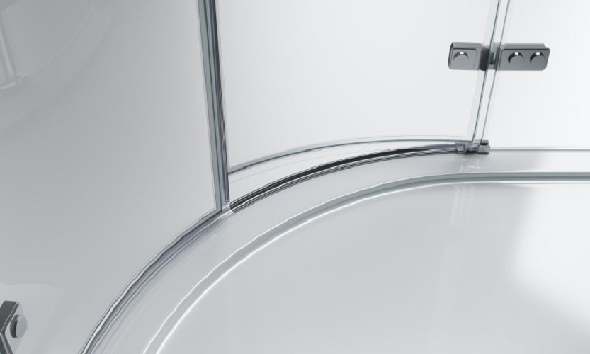 Дополнительное фото №1 Душевой уголок BelBagno KRAFT-R-2-100-C-Cr
