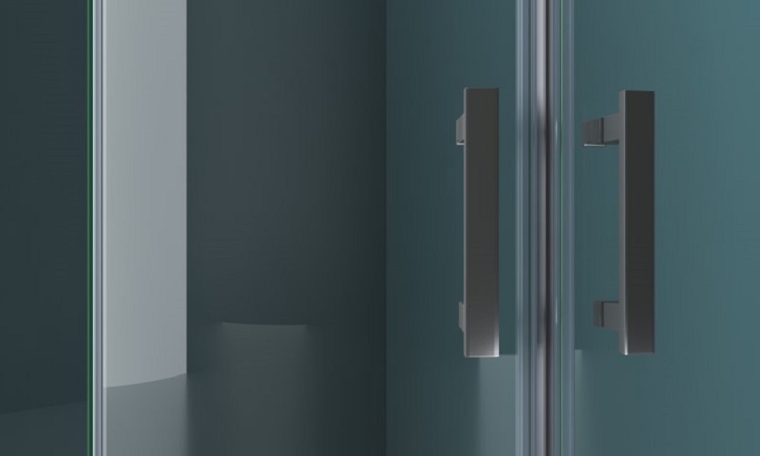 Дополнительное фото №2 Душевой уголок BelBagno KRAFT-R-2-100-C-Cr