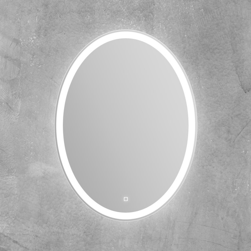 Фото Зеркало Belbagno с встроенным светильником, кнопочный выключатель 600*800