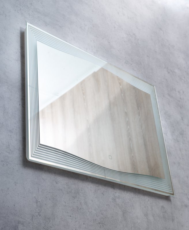 Дополнительное фото №4 Зеркало Belbagno с встроенным светильником и сенс.выкл. 700x700