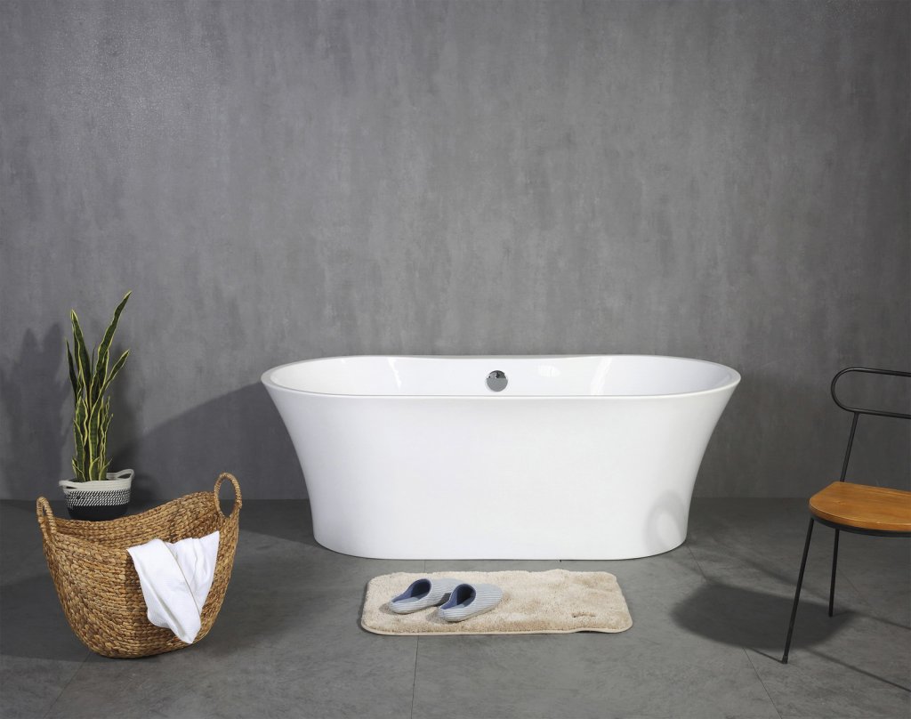 Фото Ванна акриловая отдельностоящая Belbagno BB201-1700-800 170х80