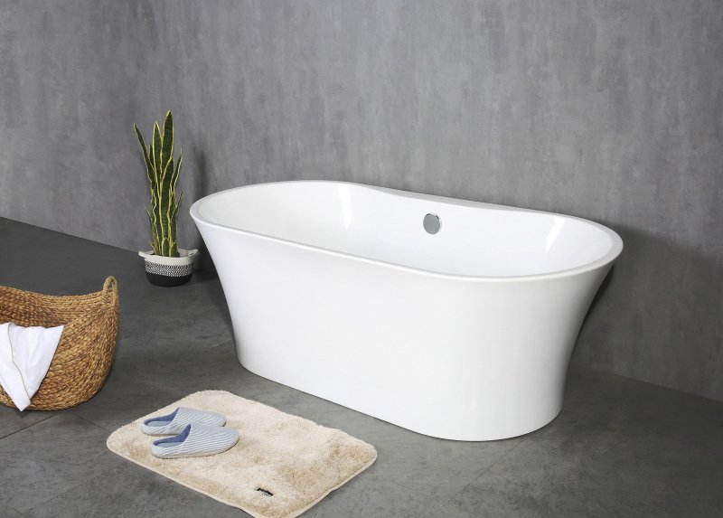 Дополнительное фото №3 Ванна акриловая отдельностоящая Belbagno BB201-1700-800 170х80