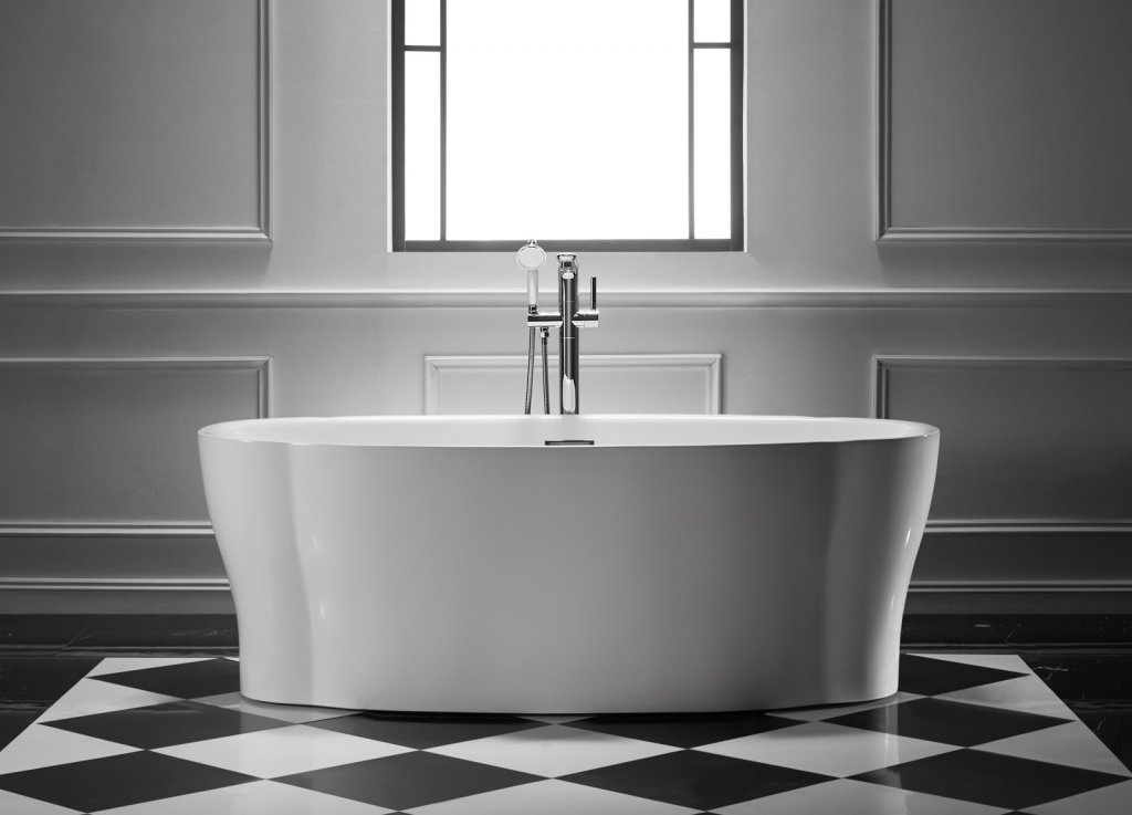 Фото Ванна акриловая отдельностоящая Belbagno BB403-1700-850