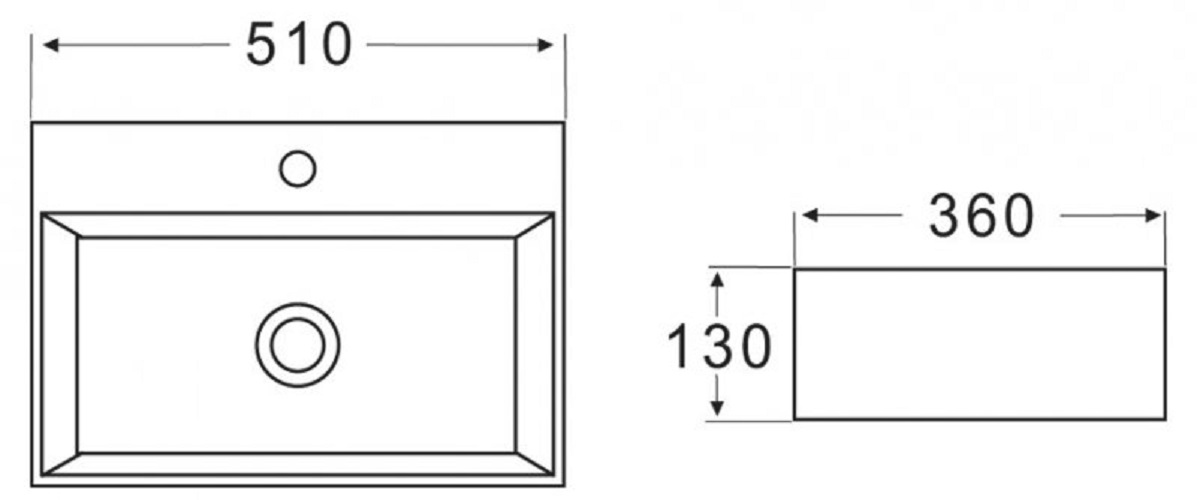 Дополнительное фото №1 Раковина накладная Belbagno BB1340