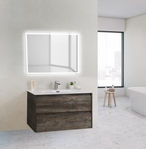 Тумба Belbagno Kraft 80*39 Pino Pasadena подвесная 2ящ. с ручками и раковиной