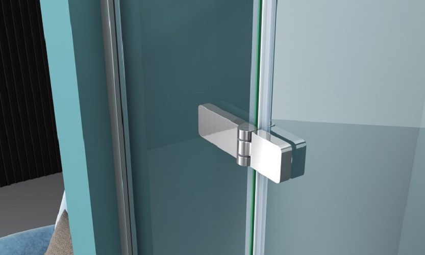 Дополнительное фото №6 Душевая дверь BelBagno KRAFT-B-12-60/60-C-Cr-R