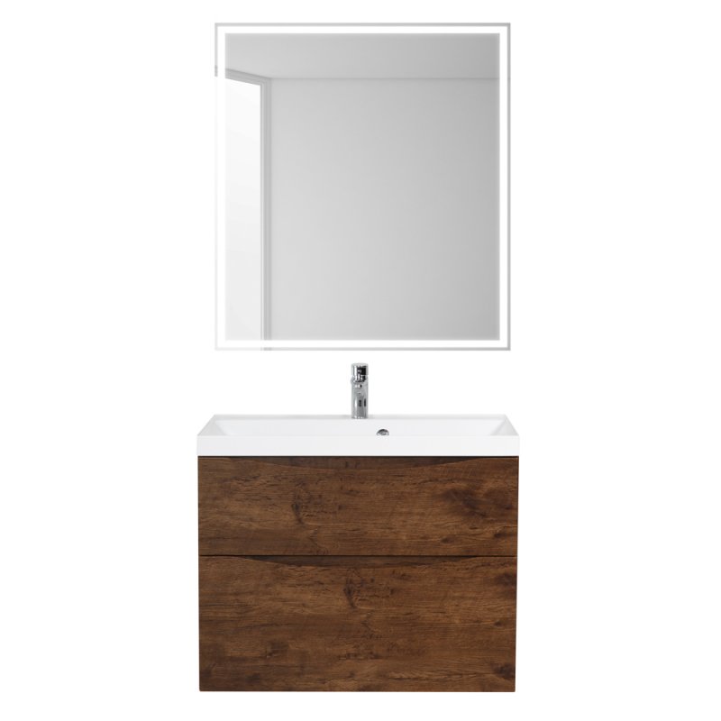 Дополнительное фото №3 Тумба Belbagno Marino 70*45*60 Rovere Moro с раковиной