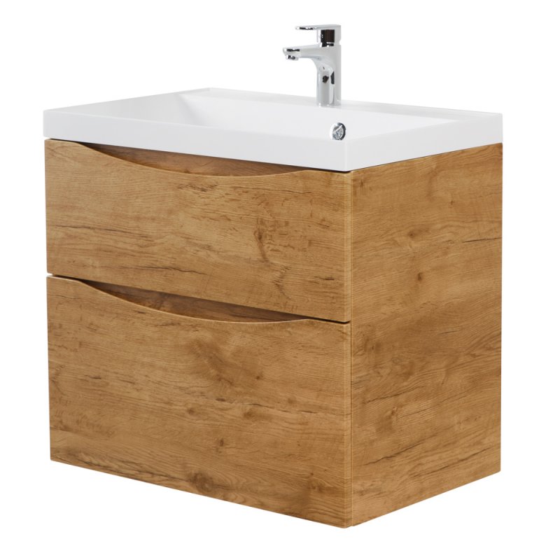 Фото Тумба Belbagno Marino 70*45*60 Rovere Nature с раковиной