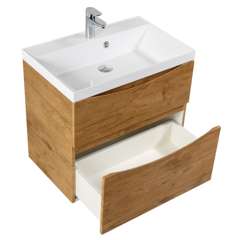 Дополнительное фото №2 Тумба Belbagno Marino 70*45*60 Rovere Nature с раковиной