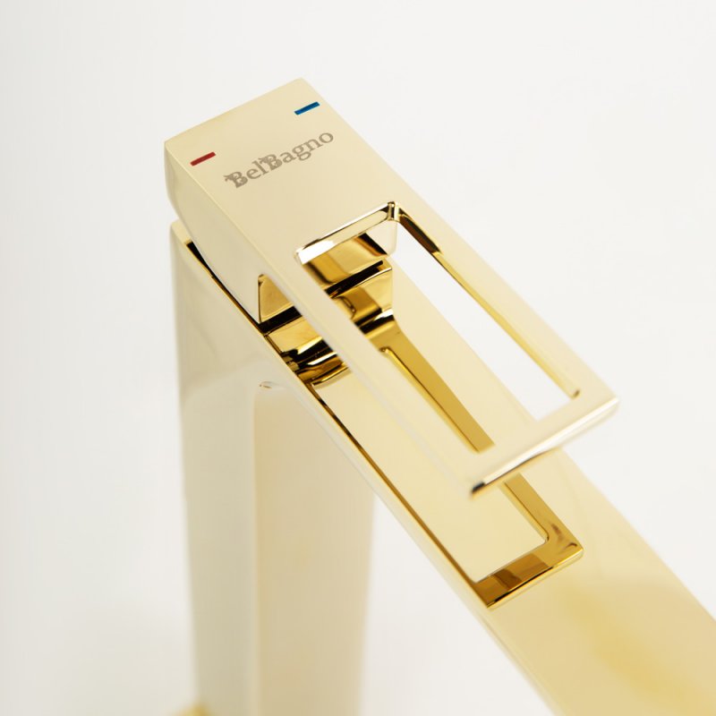 Дополнительное фото №2 Смеситель для раковины BelBagno LUC-LMC-ORO-W0 золото