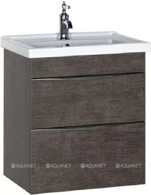 Фото Тумба Aquanet Эвора 60 дуб антик с раковиной EXCUSIVE Sanovit 60