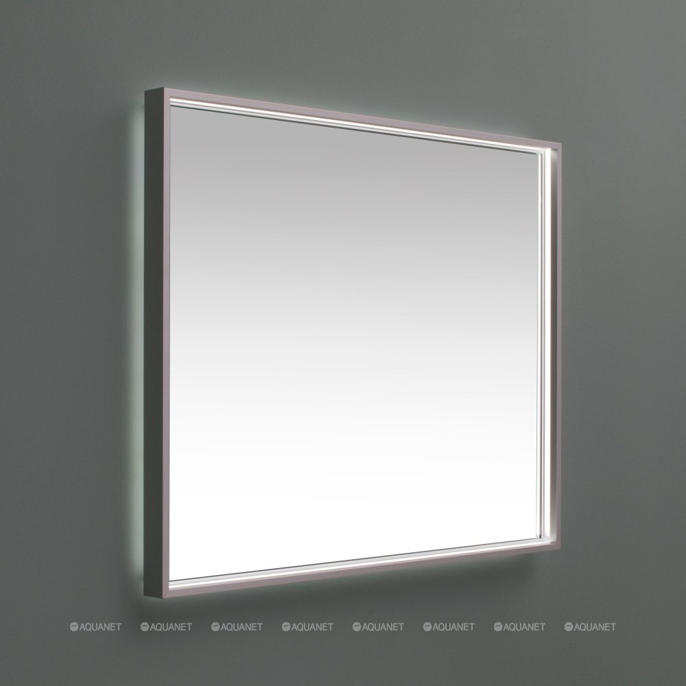 Дополнительное фото №1 Зеркало Aquanet Алюминиум подсв. 4 стороны 80 серебро