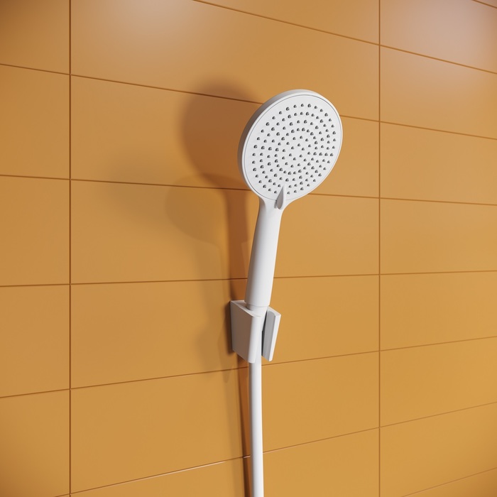 Дополнительное фото №4 Душевая лейка Iddis Optima Home OPH3F0Wi18, белый матовый