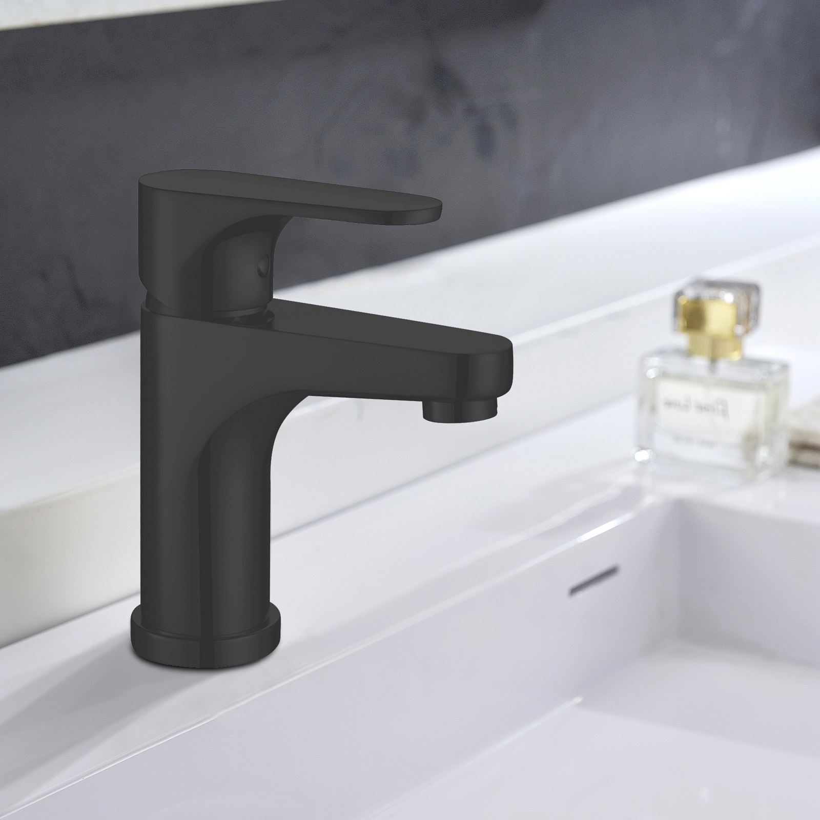 Дополнительное фото №2 Смеситель ABBER Eleganz AF8310B для раковины, черный