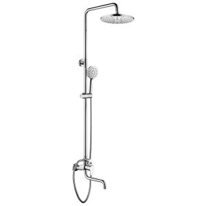 2308883-2L(Set-21) Высокая душевая система однорычажная с ABSверхним душем 230 мм