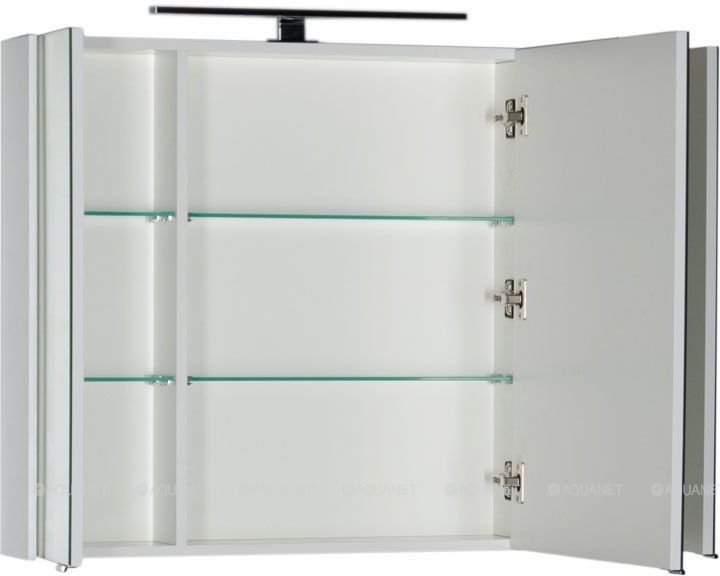 Дополнительное фото №3 Зеркальный шкаф Aquanet Латина 100 цв. белый