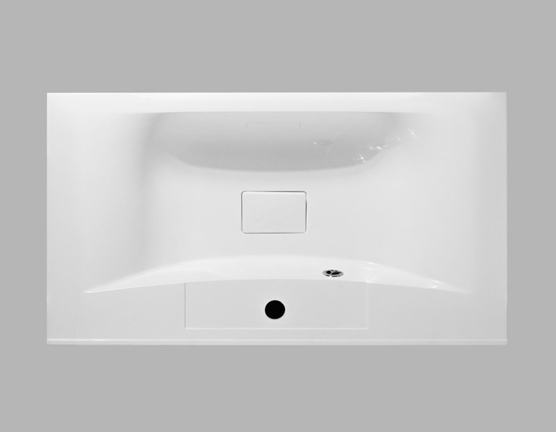 Дополнительное фото №2 Тумба Belbagno Marino 80*45*50 подвесная 2ящ. Rovere Moro с раковиной