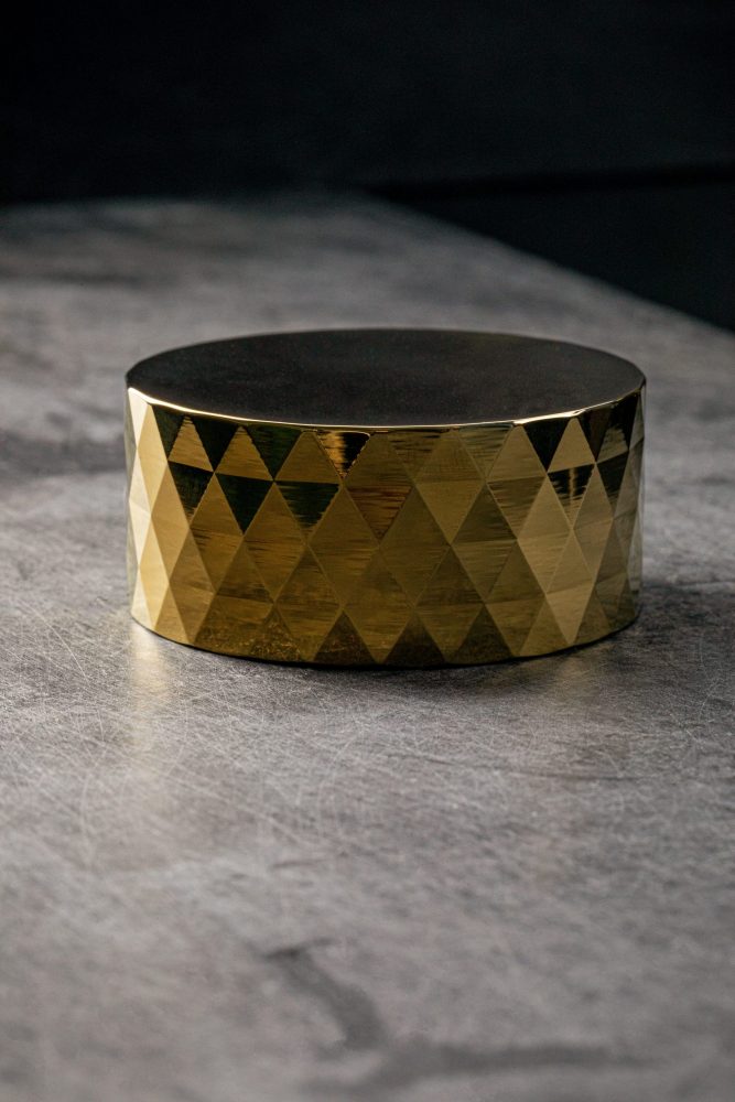 Дополнительное фото №2 Смеситель врезной на 3отв. Boheme Venturo Matt Gold, ручка DIAMOND