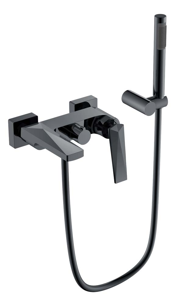 Фото Смеситель для ванны с душем Boheme Venturo Shine Gun Metall