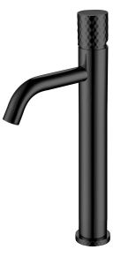 Смеситель для раковины высокий Boheme Stick Diamond Matt Black