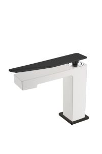 Смеситель для раковины низкий Boheme Q White-Black.2