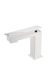 Смеситель для раковины низкий Boheme Q White-Chrome.2