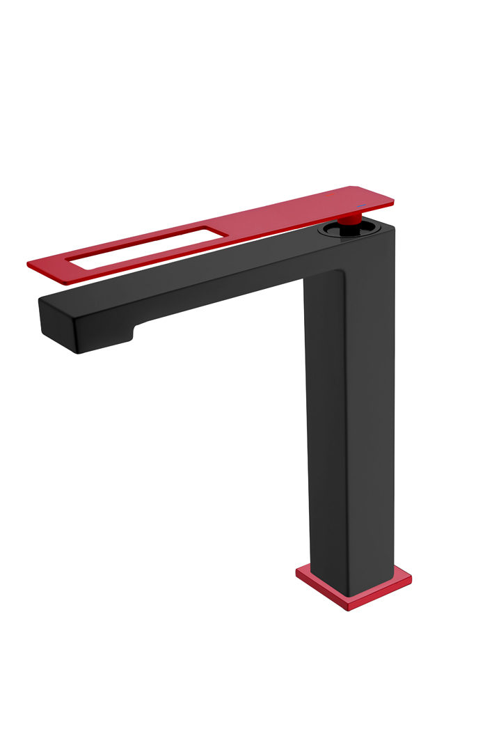 Фото Смеситель для раковины Boheme Q Black-Red