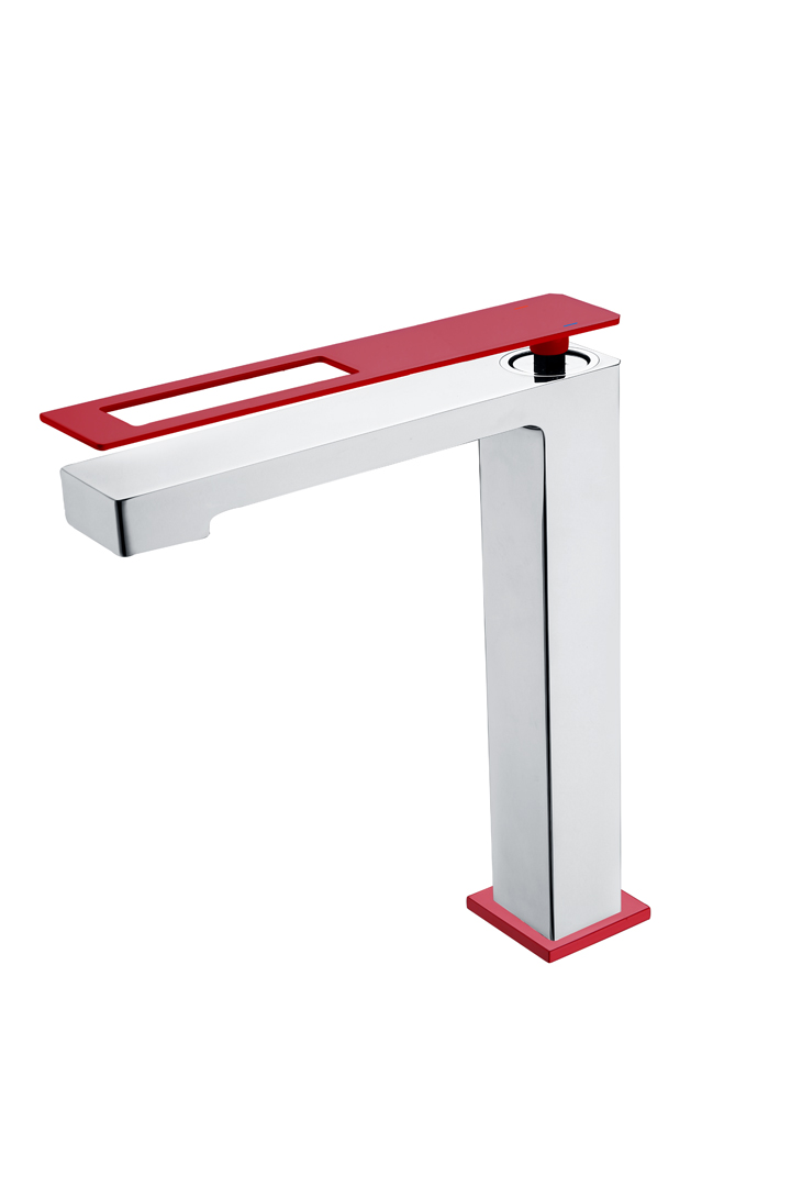 Фото Смеситель для раковины Boheme Q Chrome-Red