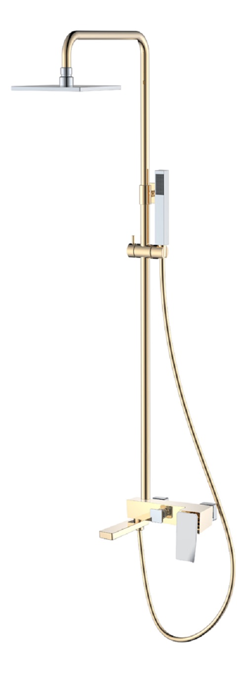 Фото Душевая система Boheme Q GoldChrome.2