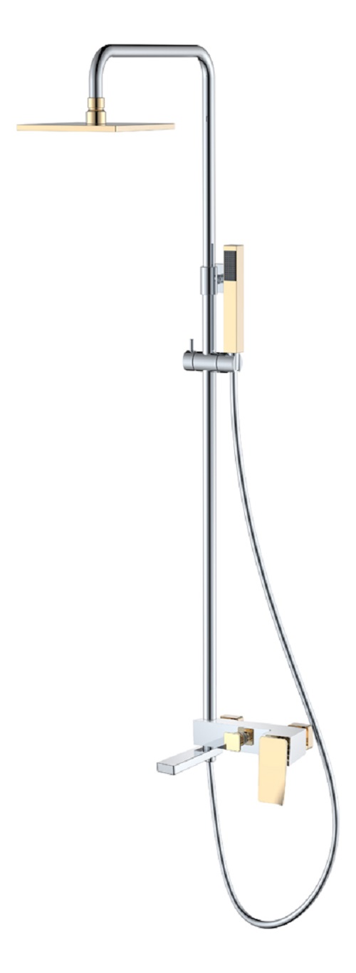 Фото Душевая система Boheme Q ChromeGold.2