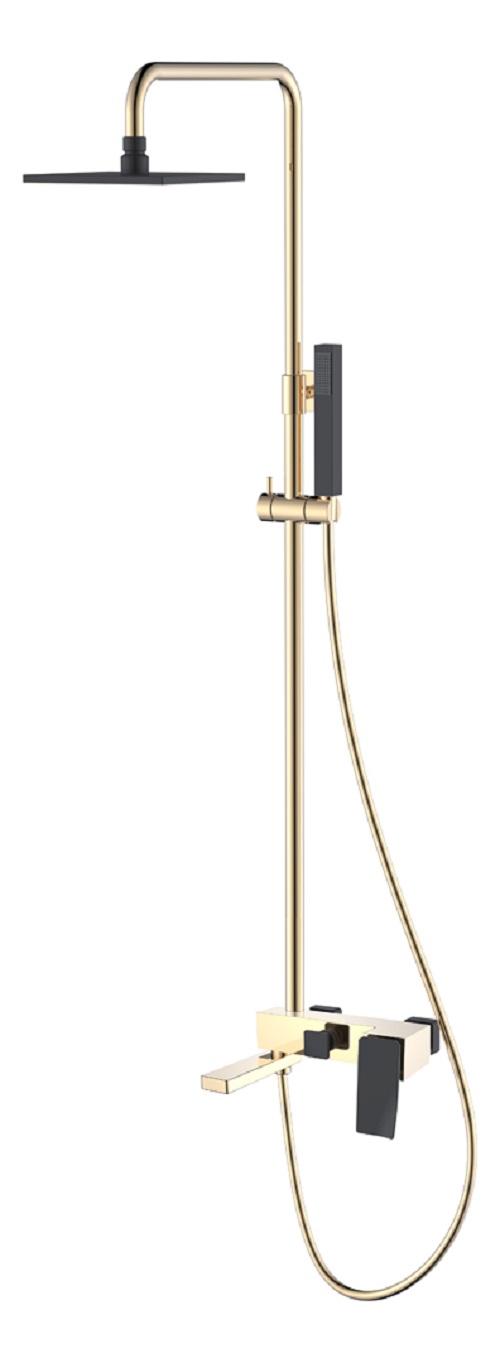 Фото Душевая система Boheme Q GoldBlack.2
