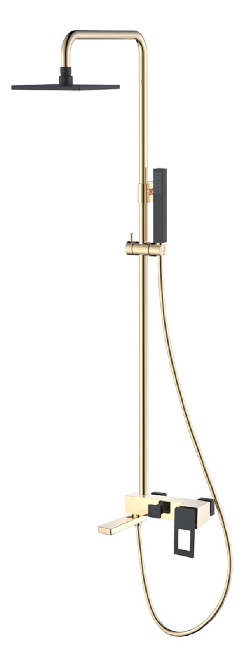 Фото Душевая система Boheme Q GoldBlack