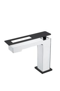 Смеситель для раковины низкий Boheme Q Chrome-Black