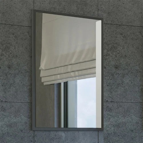 Фото Зеркало Comforty Лозанна-55 серый матовый
