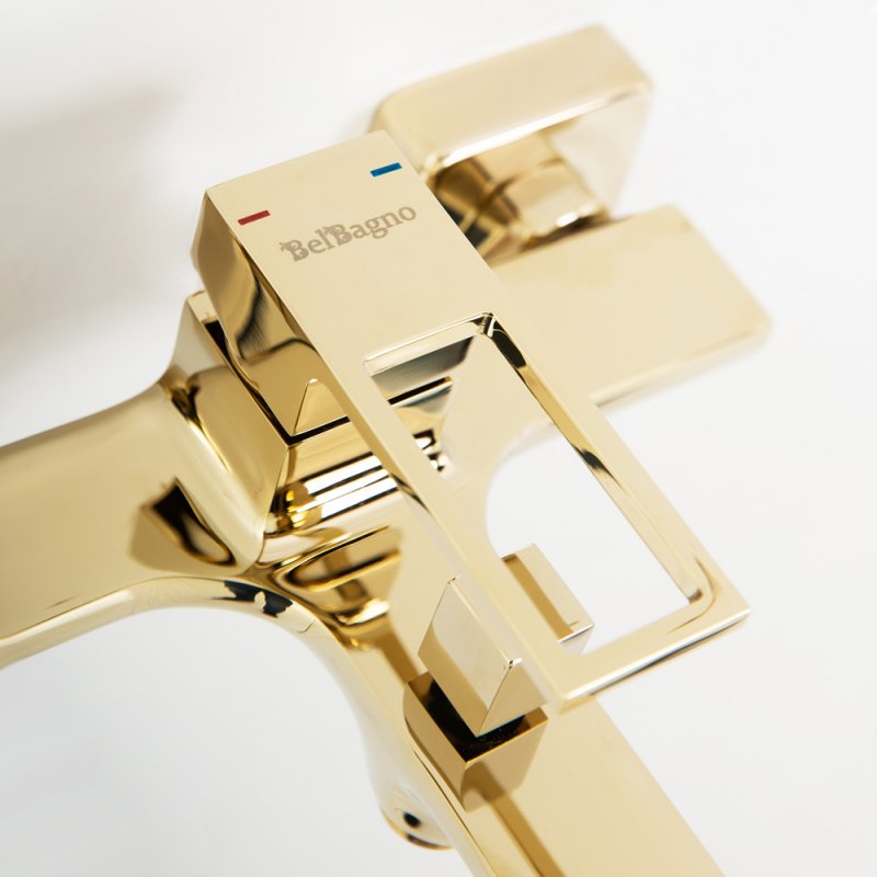 Дополнительное фото №3 Смеситель для ванны Belbagno LUC-VAS-ORO золото