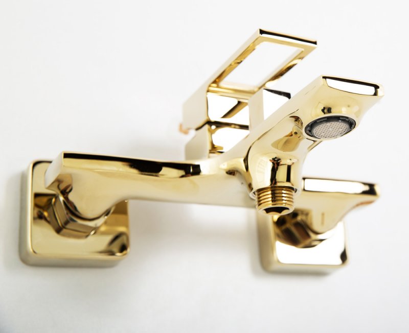 Дополнительное фото №4 Смеситель для ванны Belbagno LUC-VAS-ORO золото