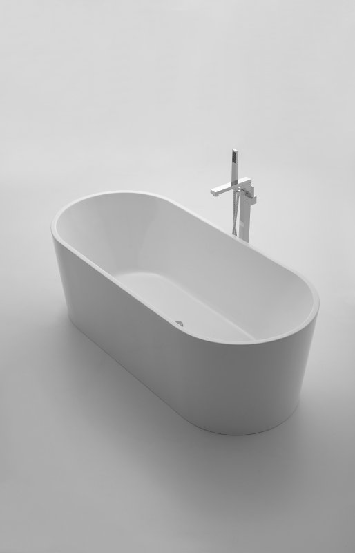 Дополнительное фото №1 Ванна акриловая отдельностоящая Belbagno BB71-1500 150x75 без перелива