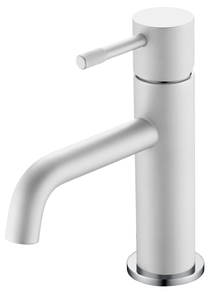 Фото Смеситель для раковины Boheme Uno White Chrome