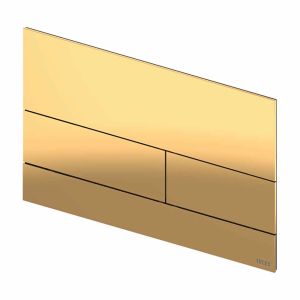 Смывная клавиша Tece Square II 9240839 металл, PVD Pollshed Gold Optic