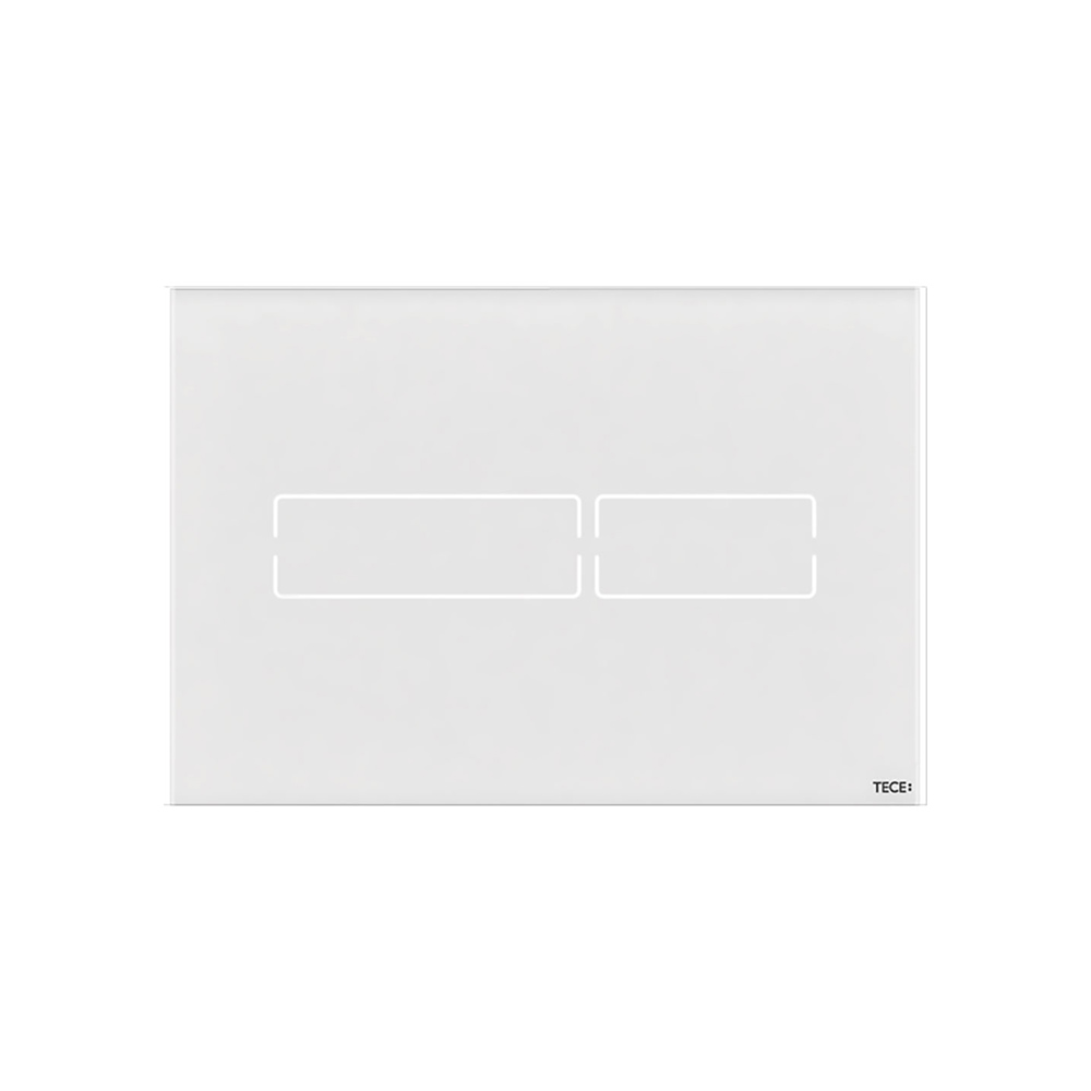 Фото Смывная клавиша Tece Lux Mini 9240960 сенсорная, белая