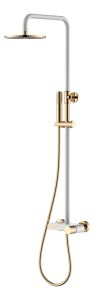 Душевая система Boheme Stick White Diamond Gold