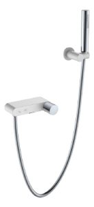 Смеситель для ванны с душем Boheme Stick White Touch Chrome