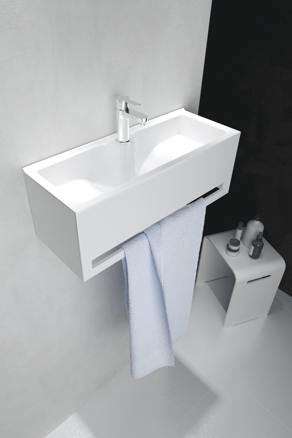Дополнительное фото №2 Панель с раковиной 1Marka Tiny S 50