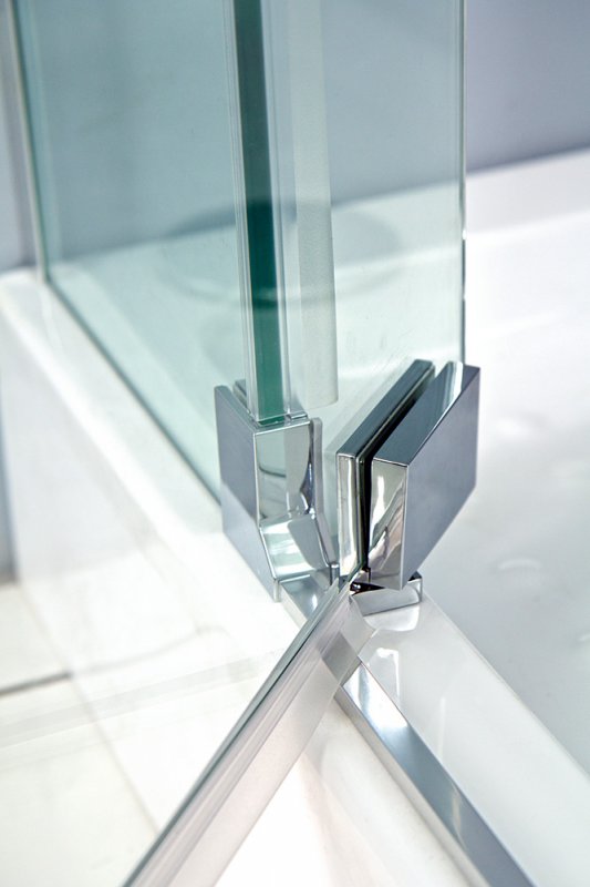 Дополнительное фото №3 Душевая дверь Cezares SLIDER-B-1-70/80-BR-NERO