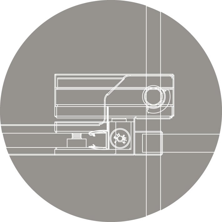 Дополнительное фото №3 Душевая дверь CEZARES SLIDER-B-1-70/80-GRIGIO-NERO